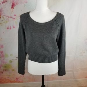 Athleta | Gray Cropped Sweater Size XS